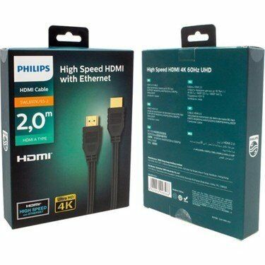 Philips  Ultra HD 4k Gold Uç 2 Metre Kutulu HDMI Kablo