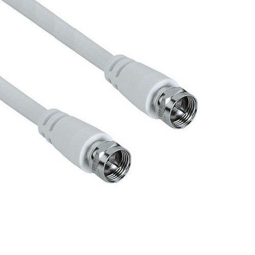 KABLO TV F-KONNEKTÖRLÜ BEYAZ ERKEK/ERKEK 2 METRE