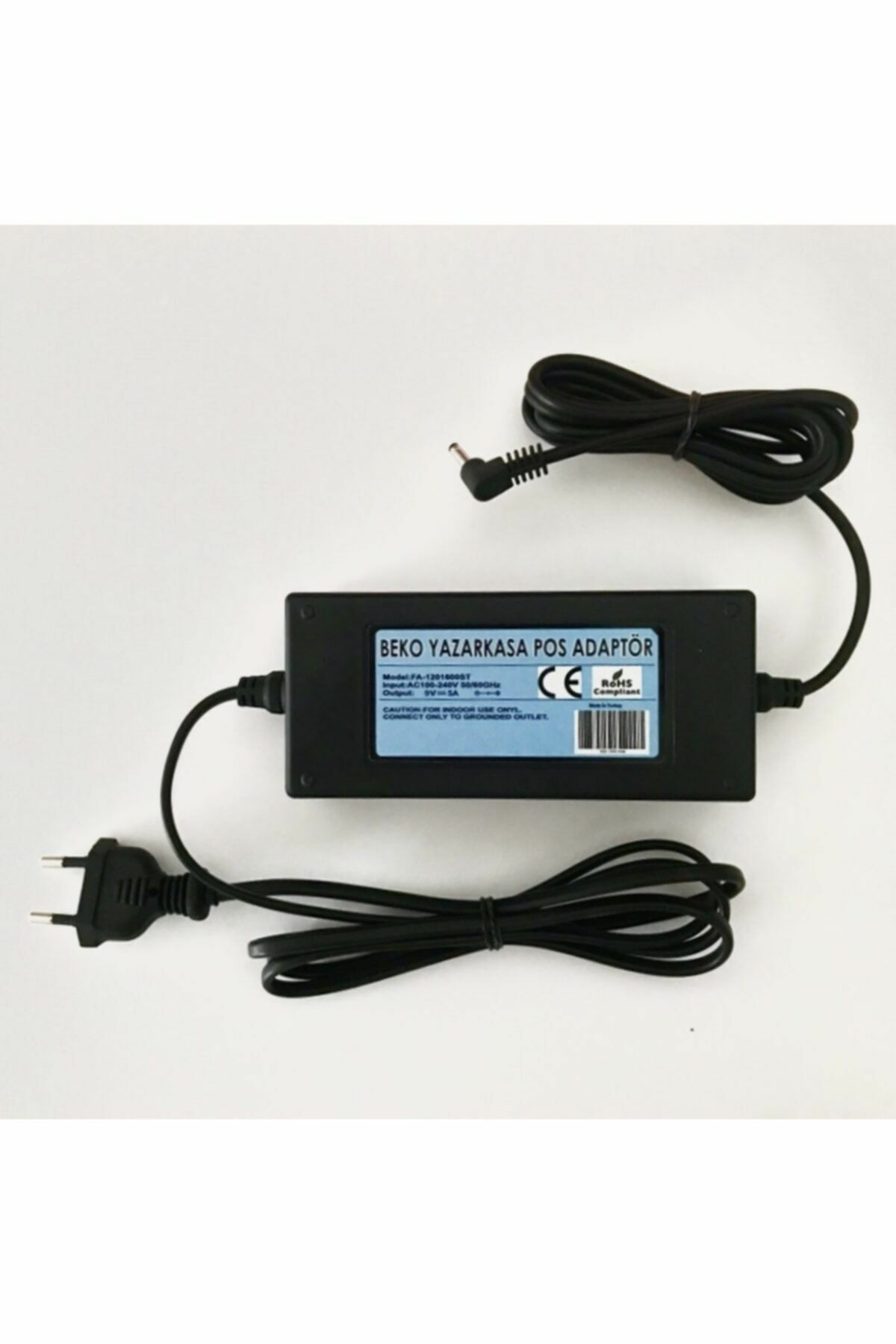 9v 5a - Beko Yazar Kasa Pos Adaptörü Uyumlu 9 Volt 5 Amper 4x1.7 Jack