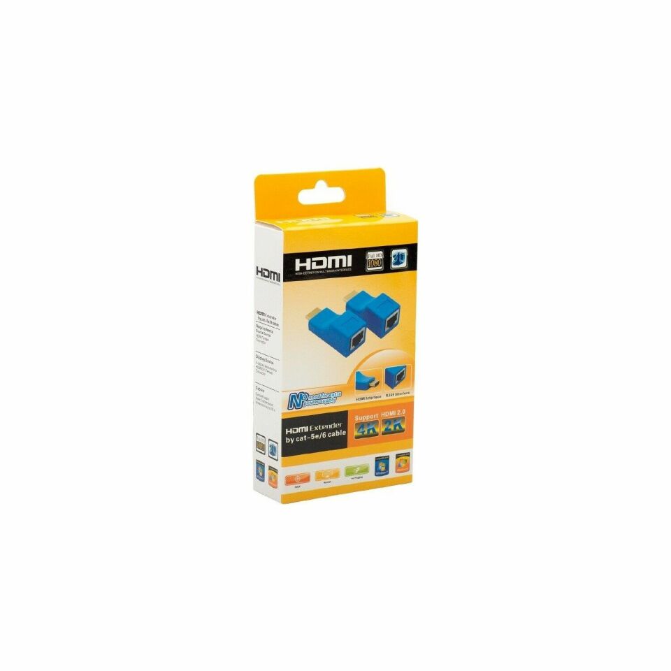 Powermaster Pm-18225 4k Hdmı To Cat5/cat6 30 Metre Uzatıcı Extender