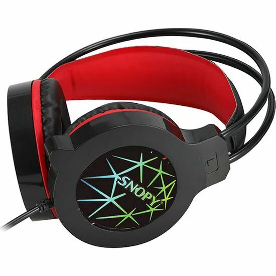 Snopy SN-GX7 CRAZY Siyah USB Ledli Mikrofonlu Oyuncu Kulaklığı