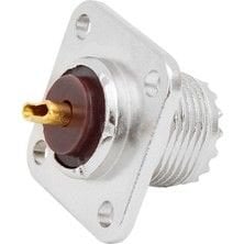 UHF Dişi Şase Tip Kare Konektör Vidalı