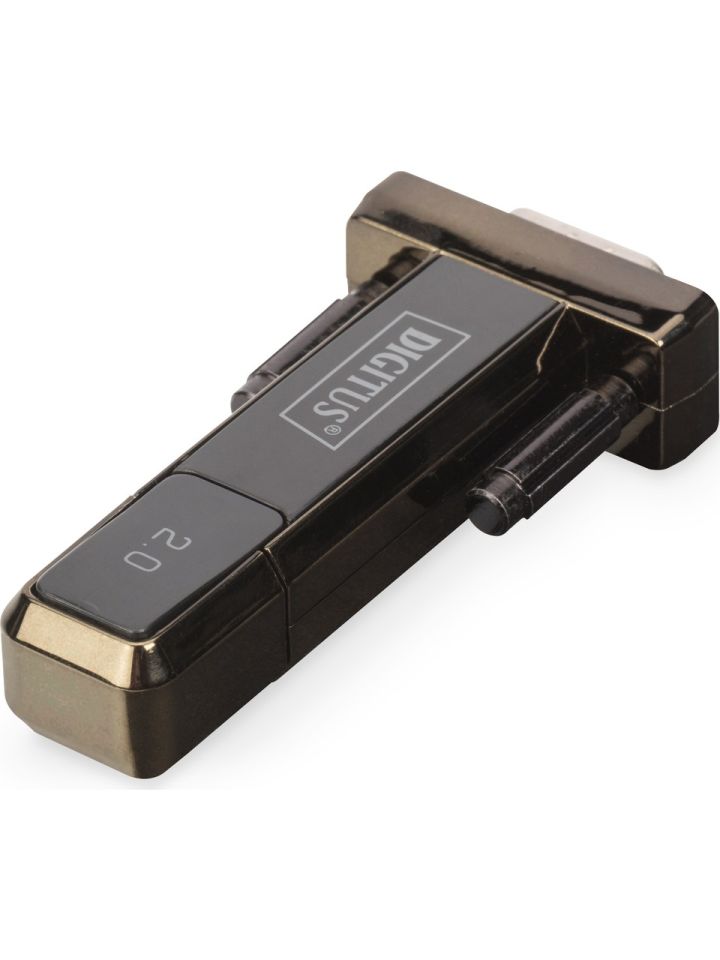 Digitus USB 2.0 RS232 (Seri) Çevirici, USB A erkek - DB9 erkek, USB