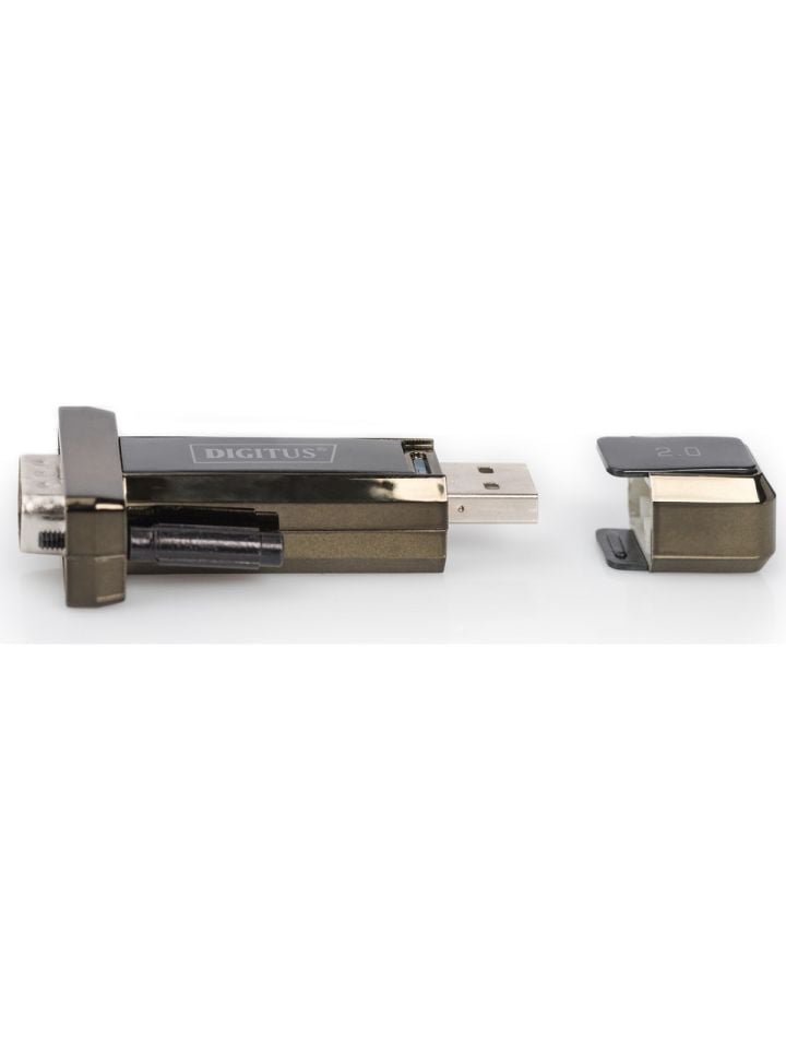 Digitus USB 2.0 RS232 (Seri) Çevirici, USB A erkek - DB9 erkek, USB