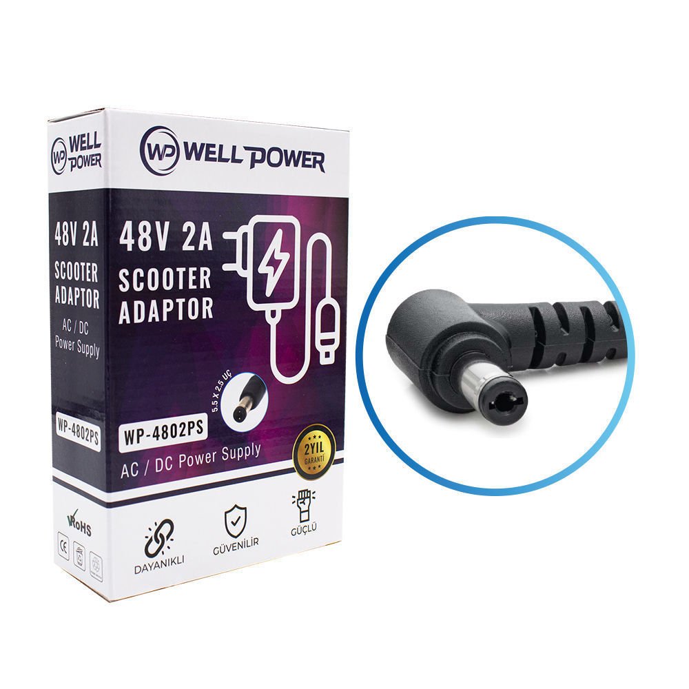 WELLPOWER WP-4802PS 48V 2AMP (5.5X2.5)