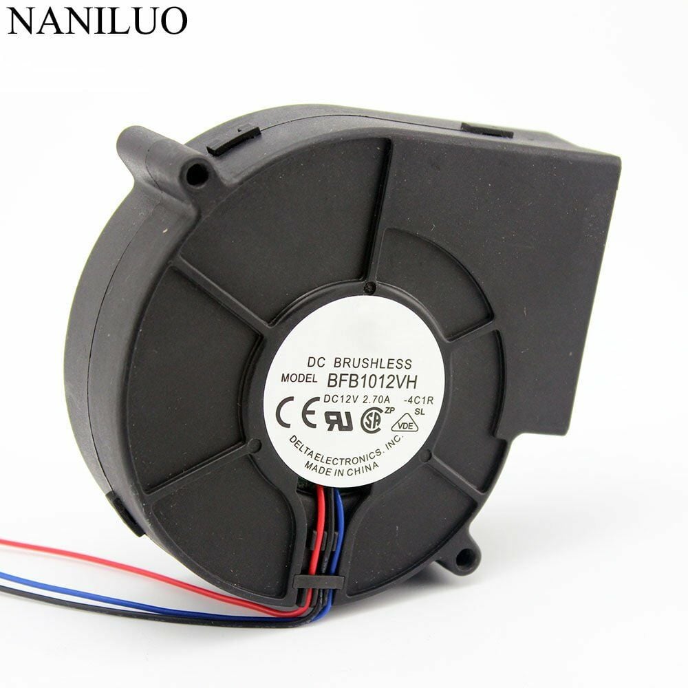 Delta BFB1012VH DC 12V 1.8 A rüzgar of turbofan 9733 3-pin endüstriyel hava fanı