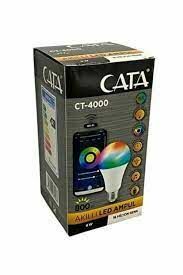 Cata CT-4000 9W Akıllı LED Ampul E27 16 Milyon Renk